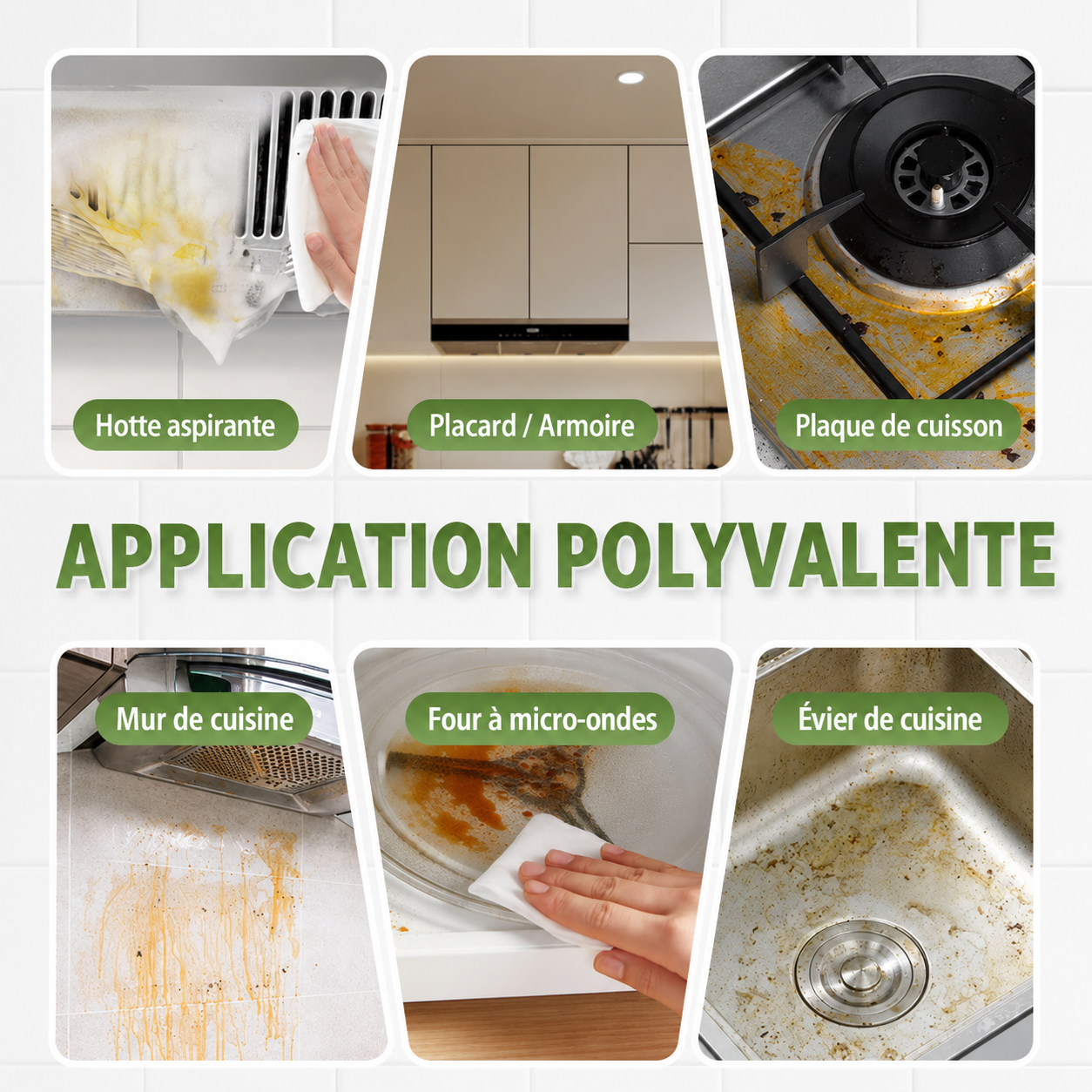 Nettoyant enzymatique en mousse multi-usages