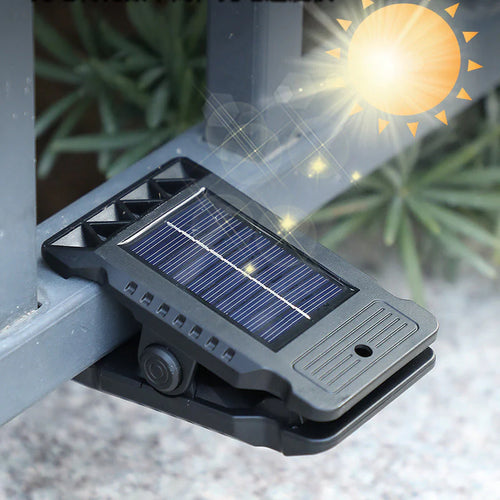 Lampe Solaire à Clip Extérieur avec Détecteur de Mouvement